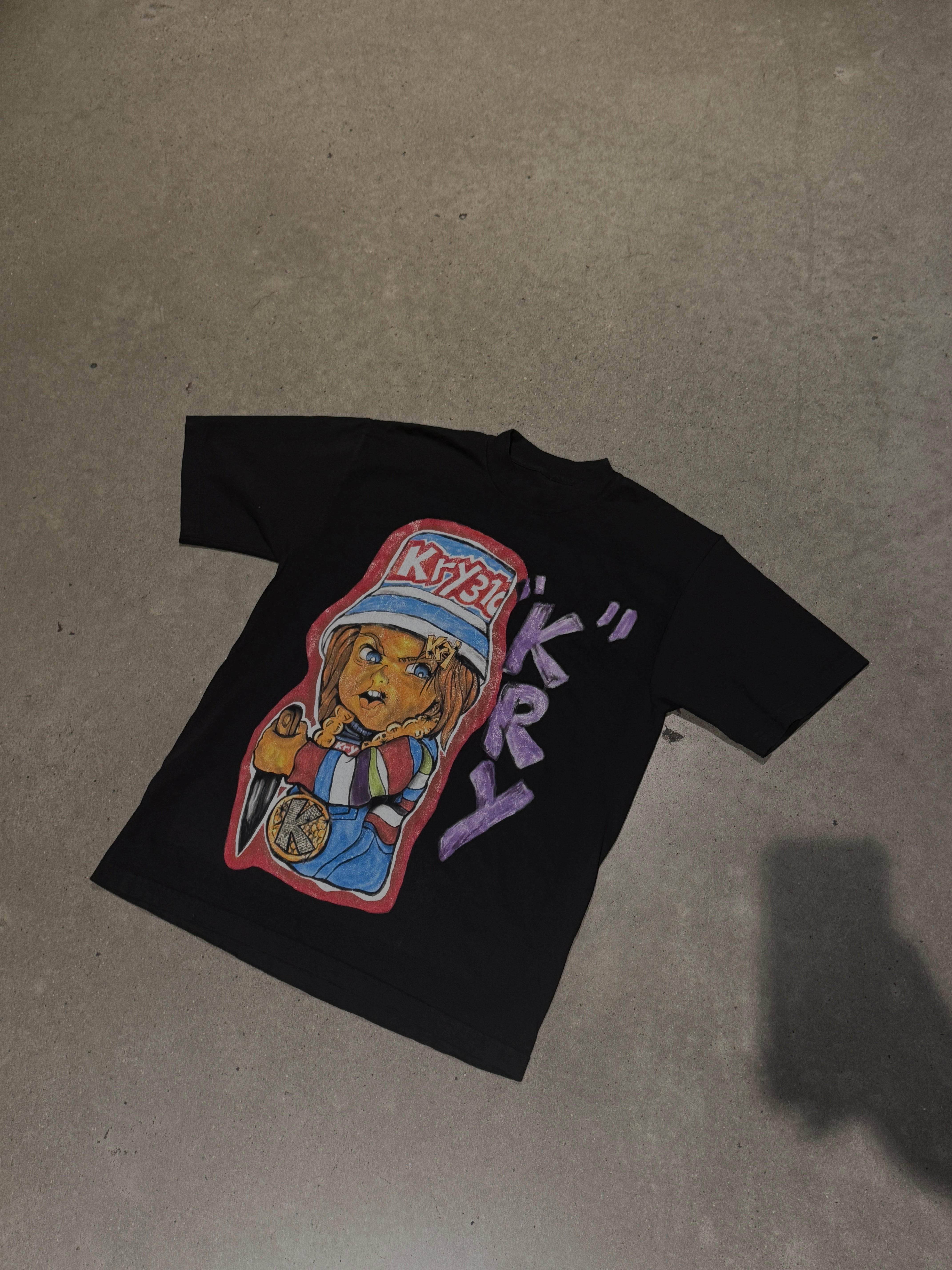 Black KRY CHUCKY TEE