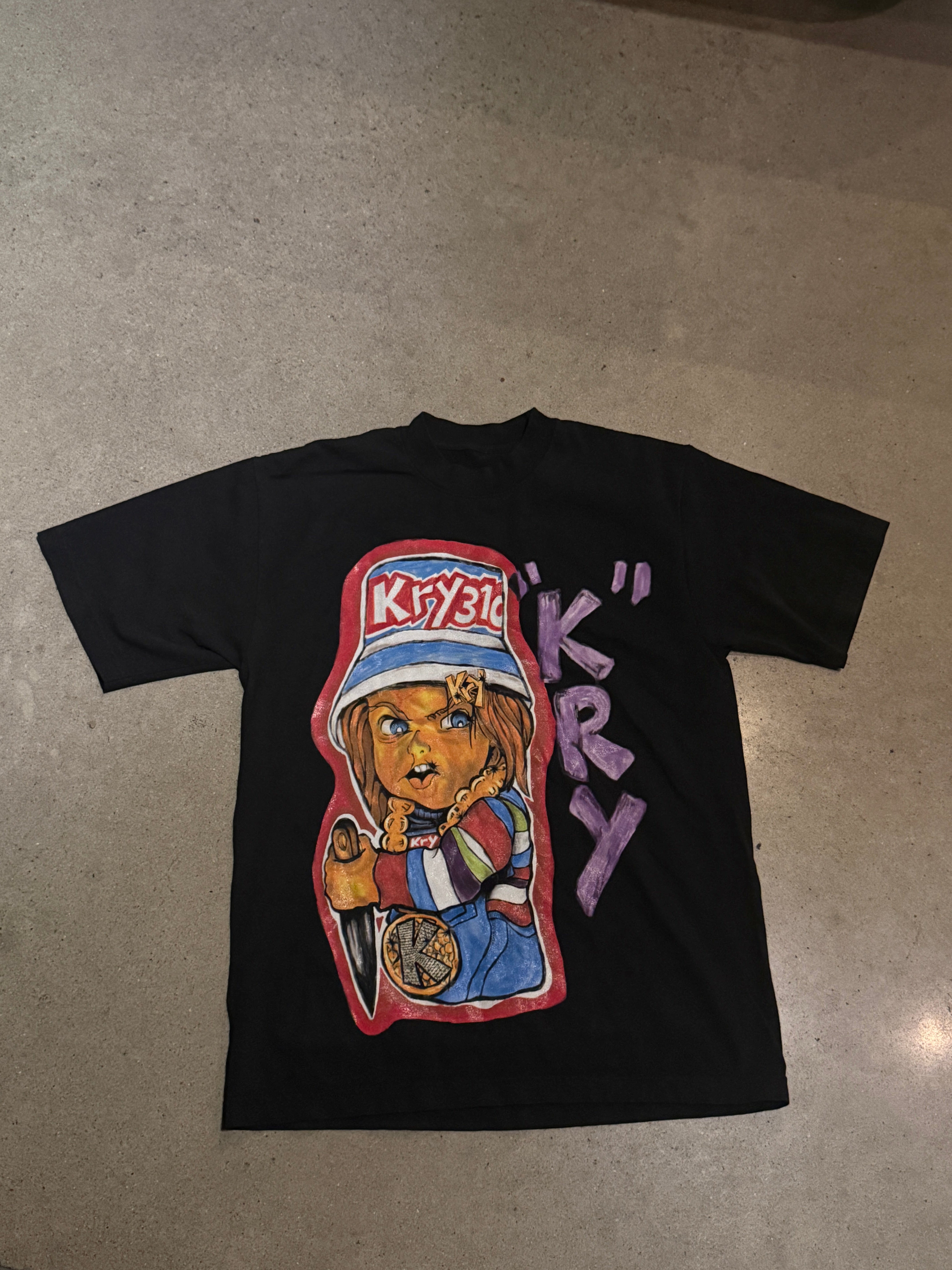Black KRY CHUCKY TEE