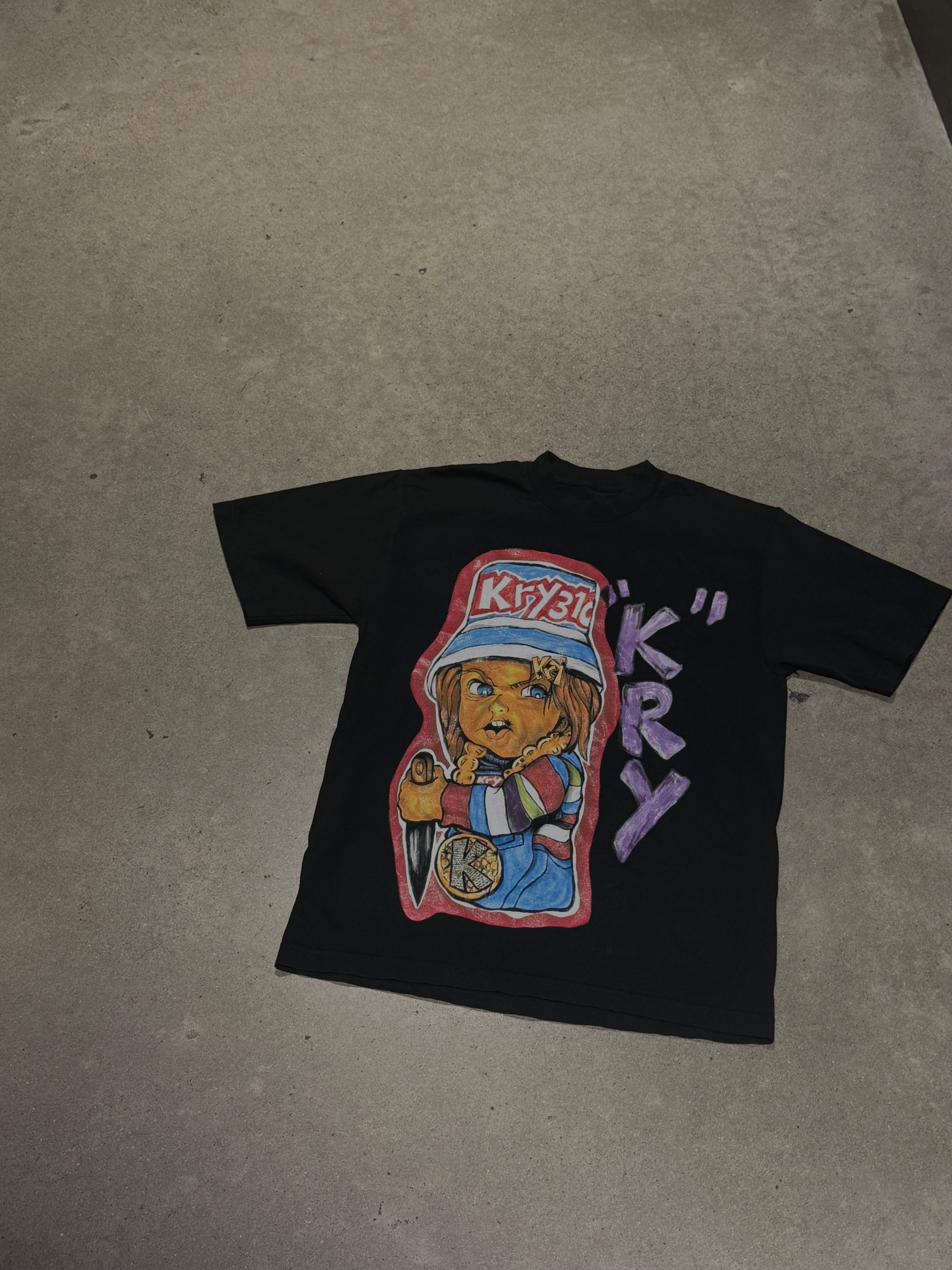 Black KRY CHUCKY TEE